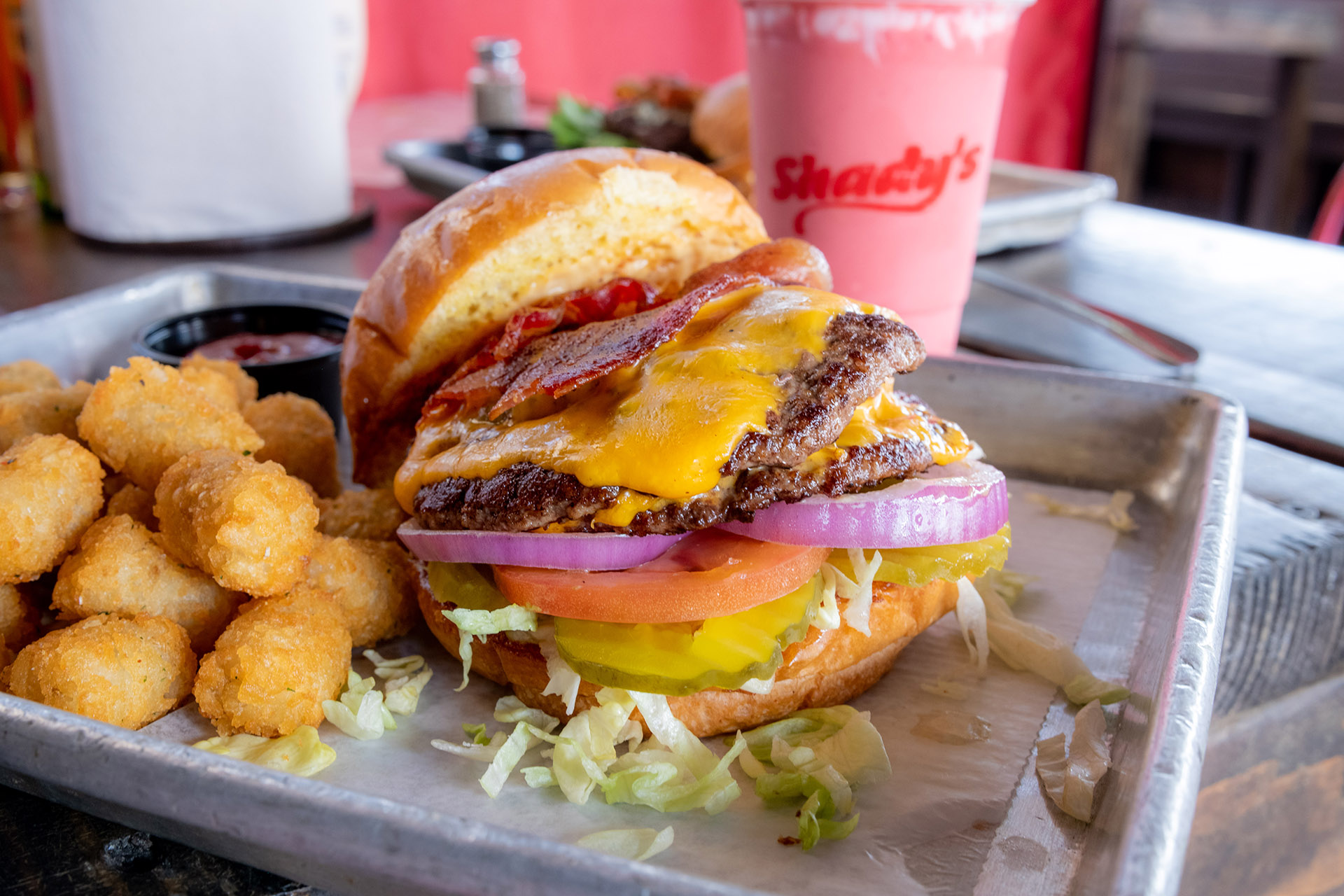 loaded double bacon cheeseburger in Richardson, TX